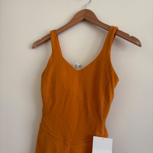 Lululemon Athletic Align Sleeveless Onesie Bodysuit 8” Autumn NWT Size 4 - Picture 3 of 7